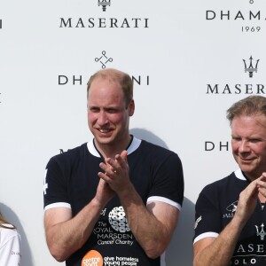 Le prince William, duc de Cambridge lors d'un match de polo caritatif au Beaufort Polo Club à Tetbury le 10 juin 2018. Le Maserati Royal Charity Polo Trophy est destiné à recueillir des fonds pour deux organismes de bienfaisance, "The Royal Marsden" et "Centrepoint".