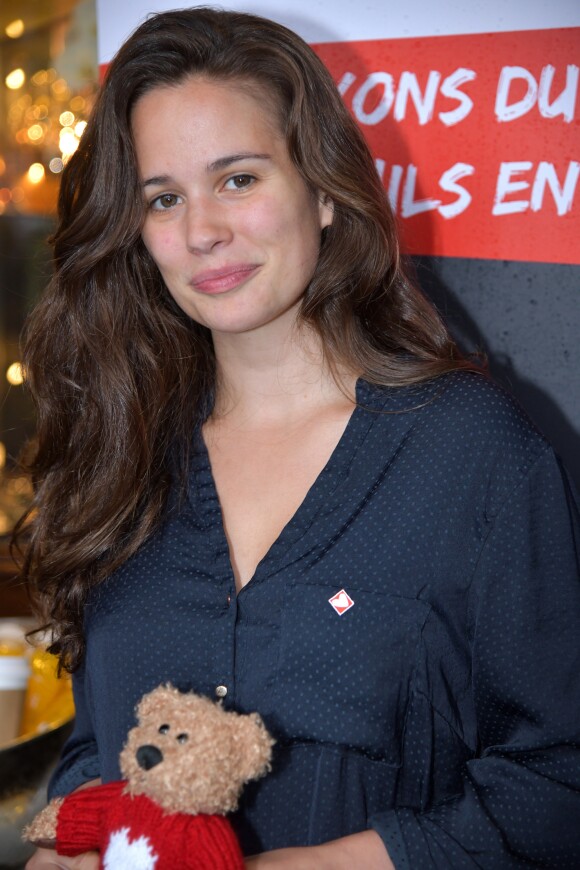 Lucie Lucas - Petits Déjeuners Du Coeur au profit de l'association Mécénat Chirurgie Cardiaque au Café de la Paix à Paris. Le 5 juin 2018. © Giancarlo Gorassini