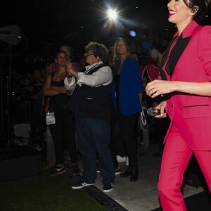 Nolwenn Leroy fait le show d'avant-match des légendes, France98 contre une sélection FIFA 98 à la U Arena à Nanterre, France, le 12 juin 2018. France98 a gagné 3-2. © Bestimage