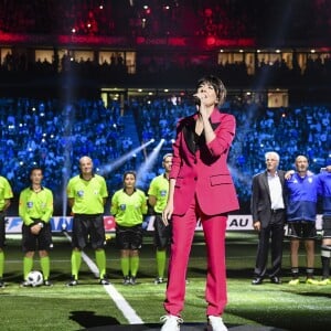 Nolwenn Leroy fait le show d'avant-match des légendes, France98 contre une sélection FIFA 98 à la U Arena à Nanterre, France, le 12 juin 2018. France98 a gagné 3-2. © Bestimage