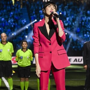 Nolwenn Leroy fait le show d'avant-match des légendes, France98 contre une sélection FIFA 98 à la U Arena à Nanterre, France, le 12 juin 2018. France98 a gagné 3-2. © Bestimage