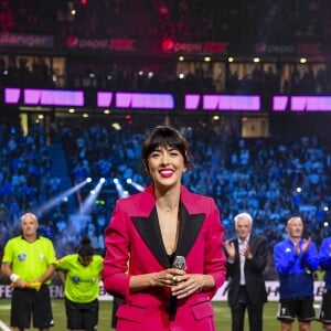 Nolwenn Leroy fait le show d'avant-match des légendes, France98 contre une sélection FIFA 98 à la U Arena à Nanterre, France, le 12 juin 2018. France98 a gagné 3-2. © Bestimage