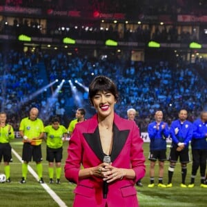 Nolwenn Leroy fait le show d'avant-match des légendes, France98 contre une sélection FIFA 98 à la U Arena à Nanterre, France, le 12 juin 2018. France98 a gagné 3-2. © Bestimage