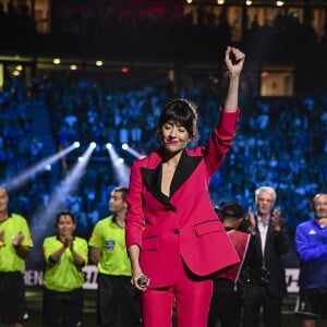 Nolwenn Leroy fait le show d'avant-match des légendes, France98 contre une sélection FIFA 98 à la U Arena à Nanterre, France, le 12 juin 2018. France98 a gagné 3-2. © Bestimage