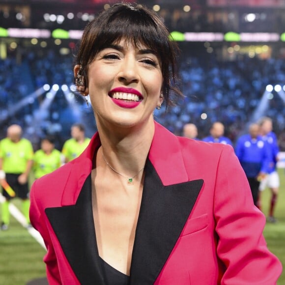 Nolwenn Leroy fait le show d'avant-match des légendes, France98 contre une sélection FIFA 98 à la U Arena à Nanterre, France, le 12 juin 2018. France98 a gagné 3-2. © Bestimage