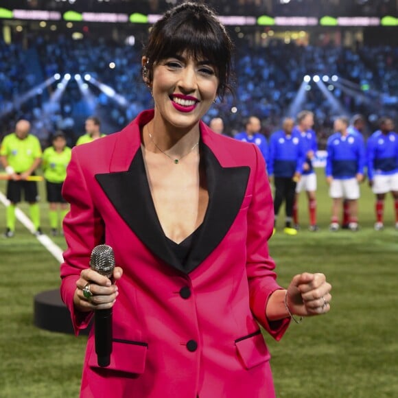 Nolwenn Leroy fait le show d'avant-match des légendes, France98 contre une sélection FIFA 98 à la U Arena à Nanterre, France, le 12 juin 2018. France98 a gagné 3-2. © Bestimage