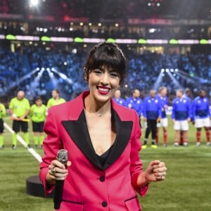 Nolwenn Leroy fait le show d'avant-match des légendes, France98 contre une sélection FIFA 98 à la U Arena à Nanterre, France, le 12 juin 2018. France98 a gagné 3-2. © Bestimage