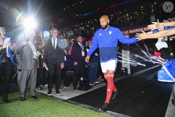 Thierry Henry - Les Bleus de France98 se sont imposés (3-2) face à une sélection FIFA 98 pour le match des légendes pour l'anniversaire des 20 ans du sacre mondial à la U Arena à Nanterre, France, le 12 juin 2018. © Bestimage