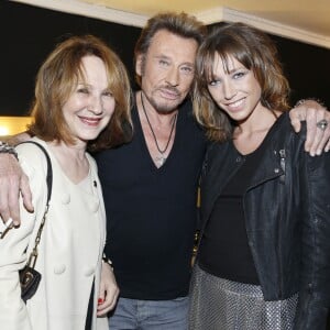 Exclusif - Nathalie Baye et Laura Smet - People au concert de Johnny Hallyday au POPB de Bercy a Paris - Jour 2. Le 15 juin 2013.