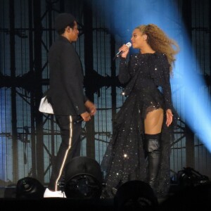 Beyoncé et JAY-Z en concert à Cardiff, le 6 juin 2018.