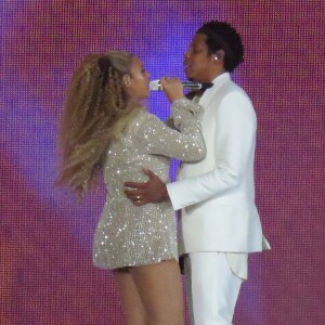 Beyoncé et JAY-Z en concert à Cardiff, le 6 juin 2018.