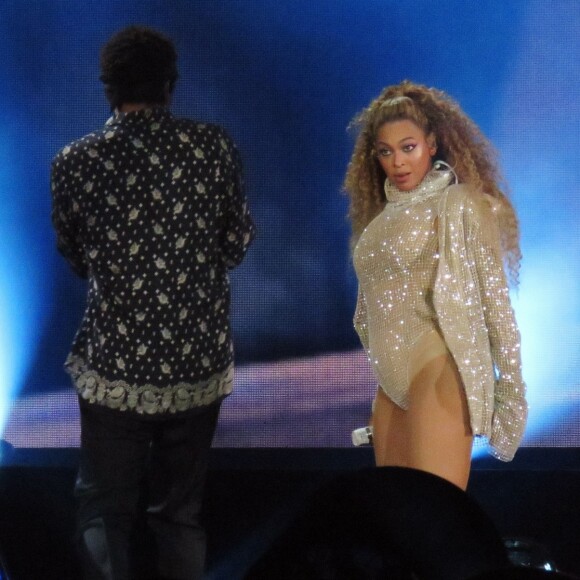 Beyoncé et JAY-Z en concert à Cardiff, le 6 juin 2018.