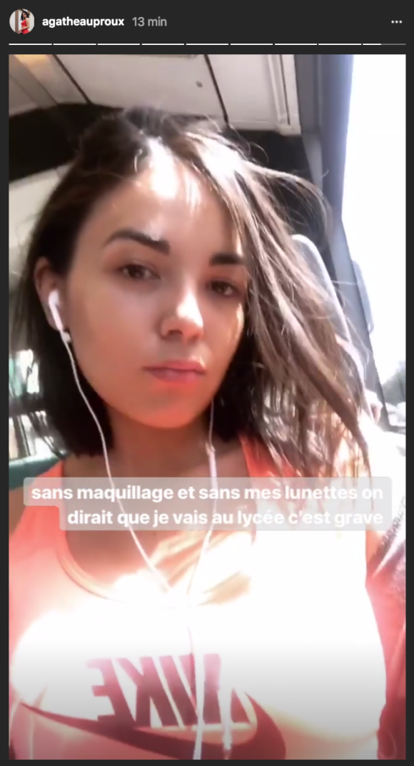 Agathe Auproux (Touche pas à mon poste) s'affiche au naturel sur Instagram, le 15 juin 2018.