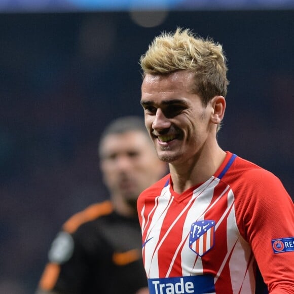 Antoine Griezmann - Match de Ligue des Champions, l'Atlético de Madrid contre l'AS Roma au stade Wanda Metropolitano à Madrid, Espagne, le 22 novembre 2017.