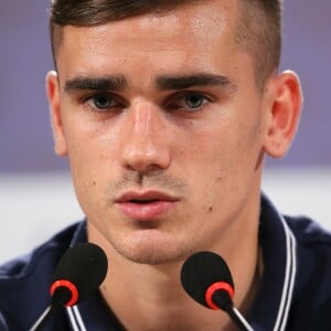 Antoine Griezmann - Conférence de presse des joueurs de l'équipe de France à Ribeirao Preto au Brésil le 16 juin 2014.