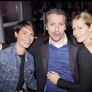 EXCLU - Alessandra Sublet, Atmen Kelif et Luana Belmondo à l'anniversaire de Johnny Hallyday à Paris, le 15 juin 2010.