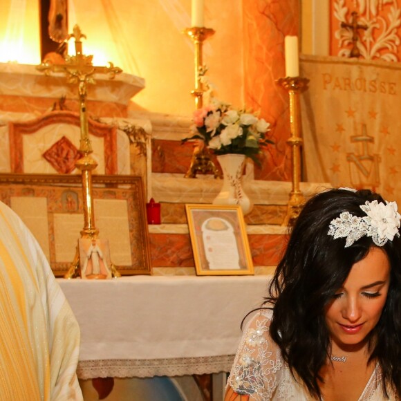 Exclusif - Prix spécial - Mariage religieux en l'église de Villanova d' Alizée et Grégoire Lyonnet - Villanova le 18 juin 2016 © Olivier Huitel - Olivier Sanchez / Bestimage - Crystal 18/06/2016 - Villanova