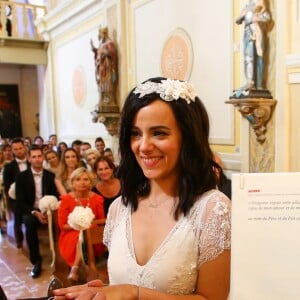 Exclusif - Prix spécial - Mariage religieux en l'église de Villanova d' Alizée et Grégoire Lyonnet - Villanova le 18 juin 2016 © Olivier Huitel - Olivier Sanchez / Bestimage - Crystal 18/06/2016 - Villanova