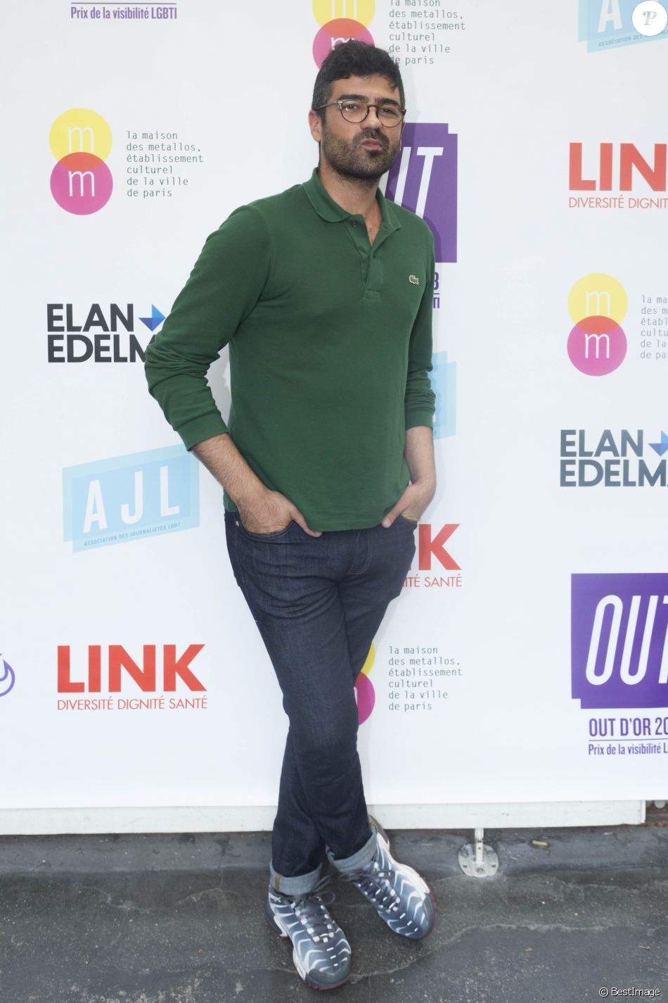 Exclusif - Soufiane Ababri lors de la 2ème cérémonie de remise des OUT d&#039;or, prix de la visibilité LGBTI (lesbiennes, gays, bi·e·s, trans et intersexes), organisé par l&#039;association des journalistes LGBT, AJL et la Maison des Métallos (établissement culturel de la ville de Paris) à la Maison des Métallos, à Paris, France, le 19 juin 2018.