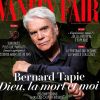 Bernard Tapie en couverture du magazine "Vanity Fair", numéro de juillet 2018.