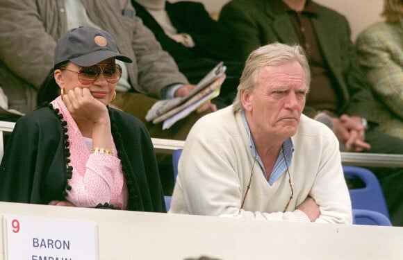 Edouard-Jean Empain et sa femme à Monaco en 2001. 