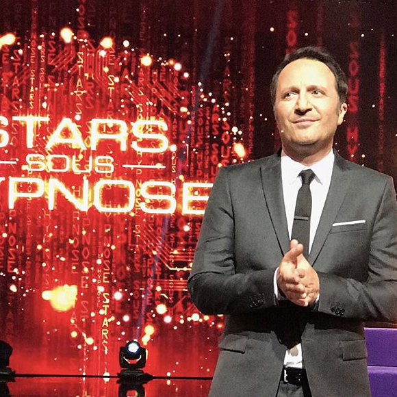 Arthur sur le plateau de "Stars sous hypnose" - Instagram, 24 février 2017