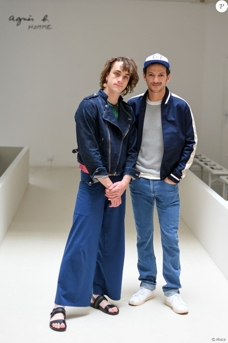 Xam Hurricane et Vincent Dedienne - People au défilé de mode Agnès B collection Printemps-Eté 2019 lors de la fashion week à Paris, le 24 juin 2018