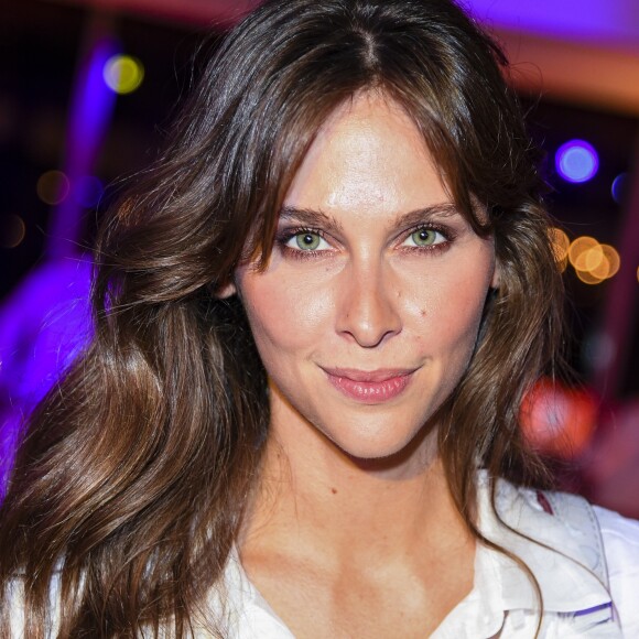 Ophélie Meunier lors du dîner de la "Soirée Blanche" au bar Magnum du Village de Roland Garros à Paris, le 7 juin 2018. © Pierre Perusseau/Bestimage