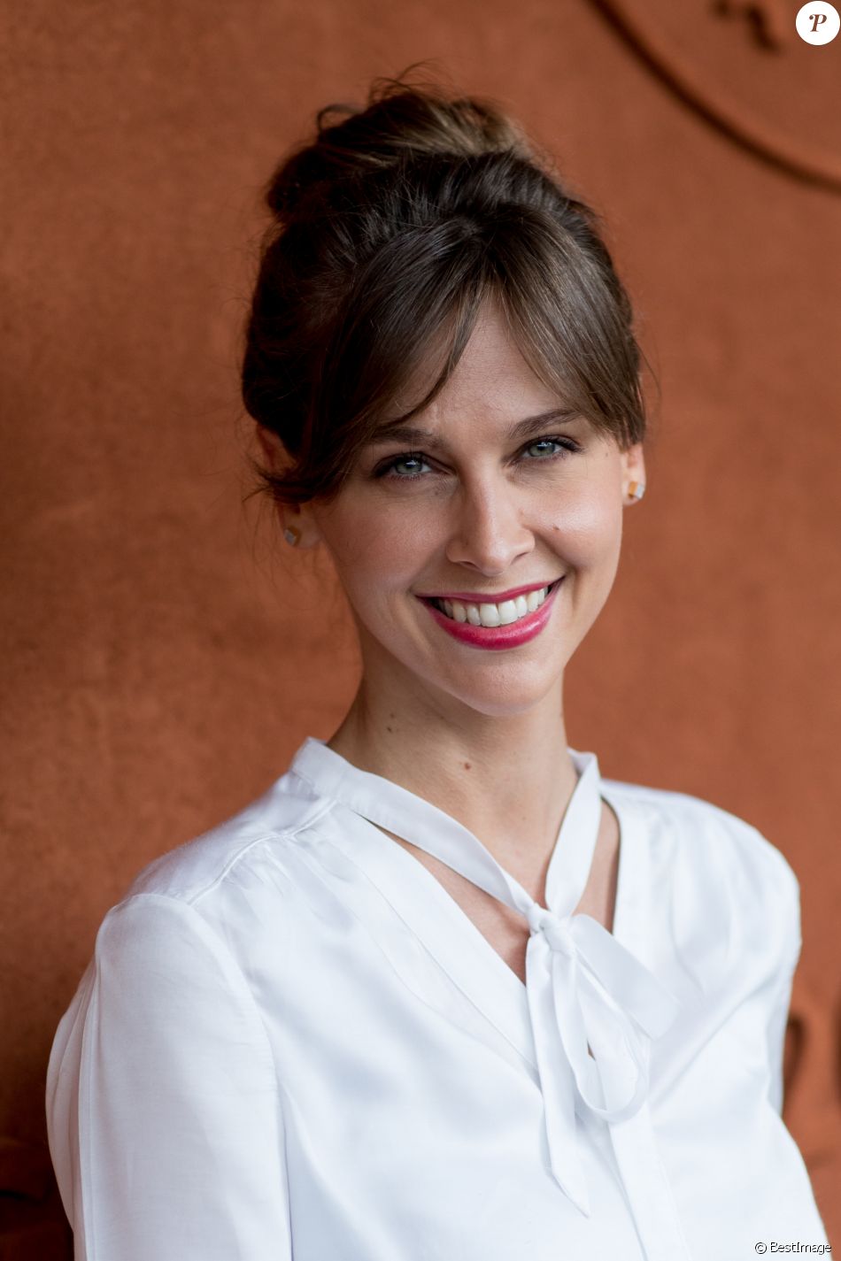 Ophélie Meunier au village des Internationaux de France de Tennis de