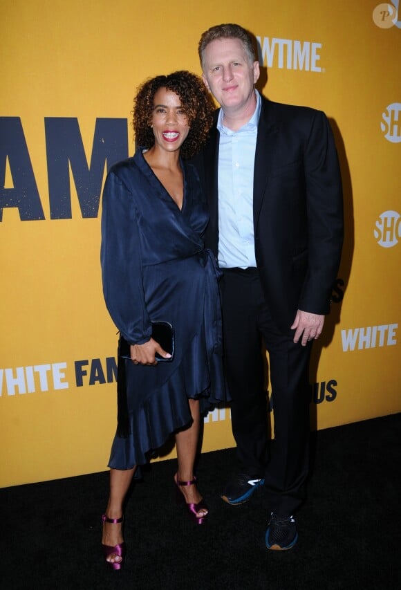 Michael Rapaport et sa compagne à la première de "White Famous" à Los Angeles, le 27 septembre 2017.