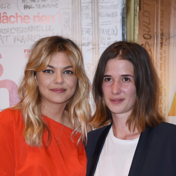 Louane Emera et Léa Frédeval (réalisatrice) - Avant-première du film "Les Affamés" au cinéma UGC Les Halles à Paris, le 25 juin 2018. © Giancarlo Gorassini/Bestimage