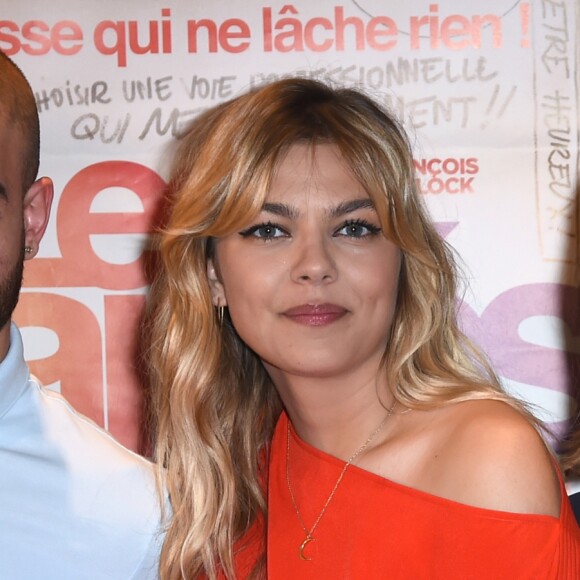 Rabah Nait Oufella, Louane Emera et Léa Frédeval (réalisatrice) - Avant-première du film "Les Affamés" au cinéma UGC Les Halles à Paris, le 25 juin 2018. © Giancarlo Gorassini/Bestimage