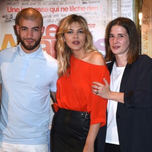 Agnès Hurstel, Rabah Nait Oufella, Louane Améra, Léa Frédeval (réalisatrice) et Bruno Sanches - Avant-première du film "Les Affamés" au cinéma UGC Les Halles à Paris, le 25 juin 2018. © Giancarlo Gorassini/Bestimage