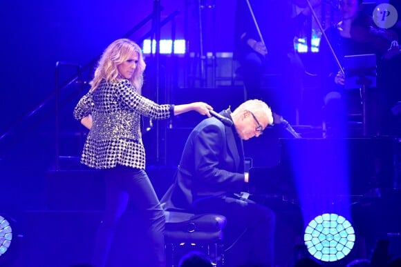 Céline Dion en concert à l'AccorHotels Arena, Paris le 4 juillet 2017. © Lionel Urman/Bestimage