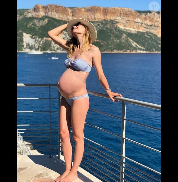 Nikola Karabatic annonce la grossesse de sa compagne Géraldine Pillet sur Instagram le 26 juin 2018.