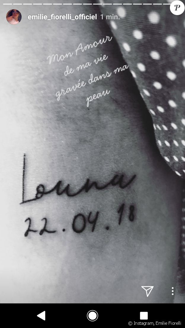 Emilie Fiorelli dévoile ses nouveaux tatouages - Instagram, 27 juin 2018