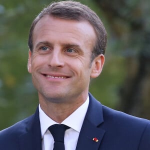 - Le président Emmanuel Macron en conférence de presse à la Villa Bonaparte à Rome en Italie le 26 juin 2018. © Dominique Jacovides/ Bestimage