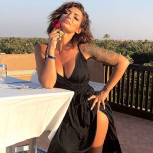 Emilie Nef Naf très sexy à Marrakech, le 27 juin 2018.