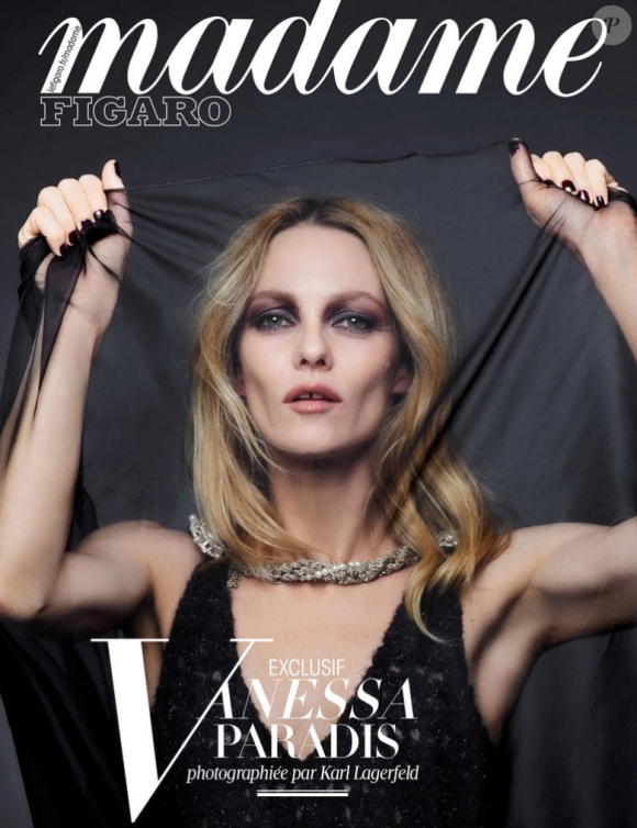 Vanessa Paradis par Karl Lagerfeld pour "Madame Figaro", en kiosques le 29 juin 2018.