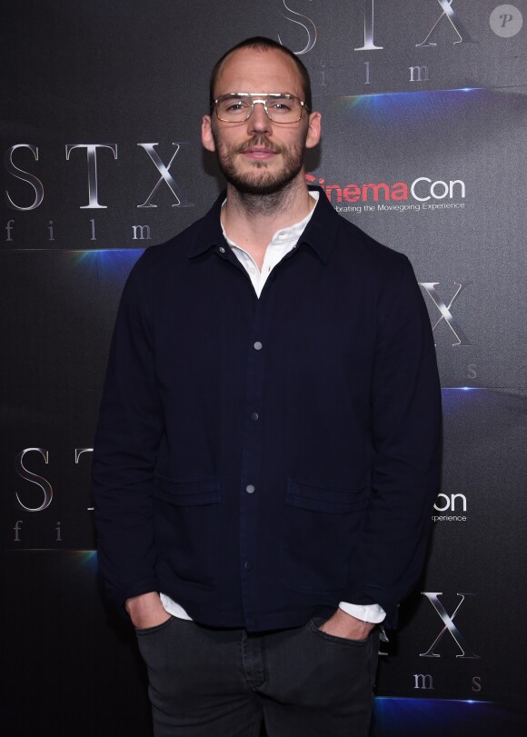 Sam Claflin à la soirée STX Films CinemaCon 2018 à l'hôtel Caesar palace à Las Vegas, le 24 avril 2018