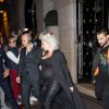 Semi-Exclusif - La maquilleuse de Kim Kardashian, Joyce Bonelli, enceinte, sort du Four Seasons Hotel George V à Paris, le 1er octobre 2016, pendant la fashion week.