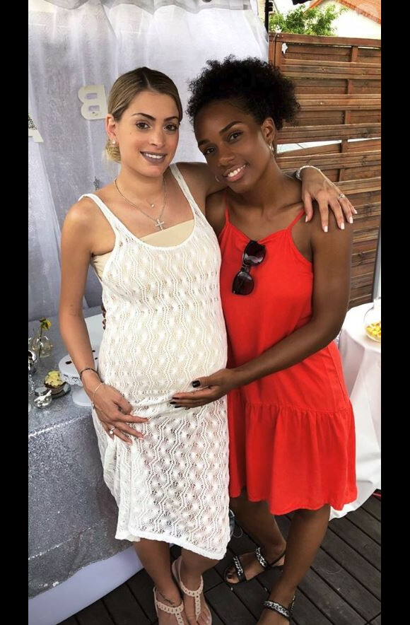 Mélanie Da Cruz à sa baby shower - Instagram, 02 juillet 2018