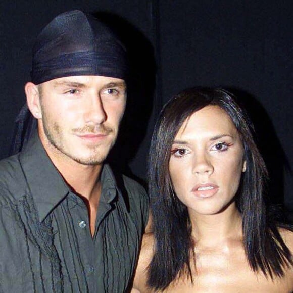 David et Victoria Beckham le 17 octobre 2001.
