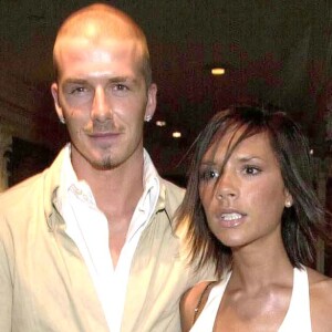 David et Victoria Bekcham à Londres le 29 juin 2001.