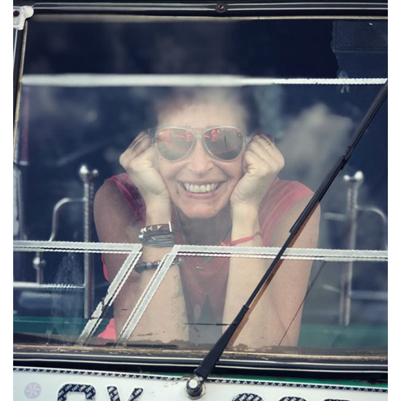 Estelle Lefébure. Photo Instagram juillet 2018.
