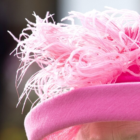 La reine Elizabeth II d'Angleterre lors de la garden party au palais de Holyroodhouse à Edimbourg le 4 juillet 2018.