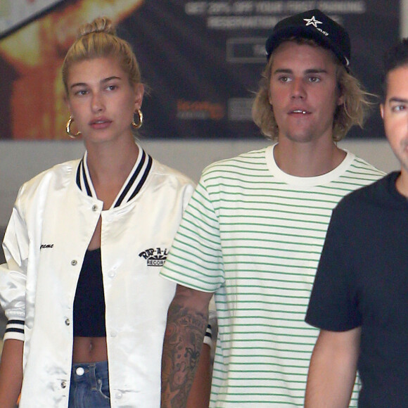 Justin Bieber et sa fiancée Hailey Baldwin se baladent dans les rues de New York le 7 juillet 2018