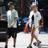 Justin Bieber et sa fiancée Hailey Baldwin se baladent dans les rues de New York le 7 juillet 2018