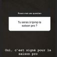 Maxime Guény officialise son retour dans "Touche pas à mon poste" (C8) sur Instagram, le 11 juillet 2018.