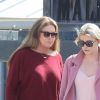 Exclusif - Caitlyn Jenner et son ami Sophia Hutchins sont allées boire un café à Malibu le 6 avril 2018.